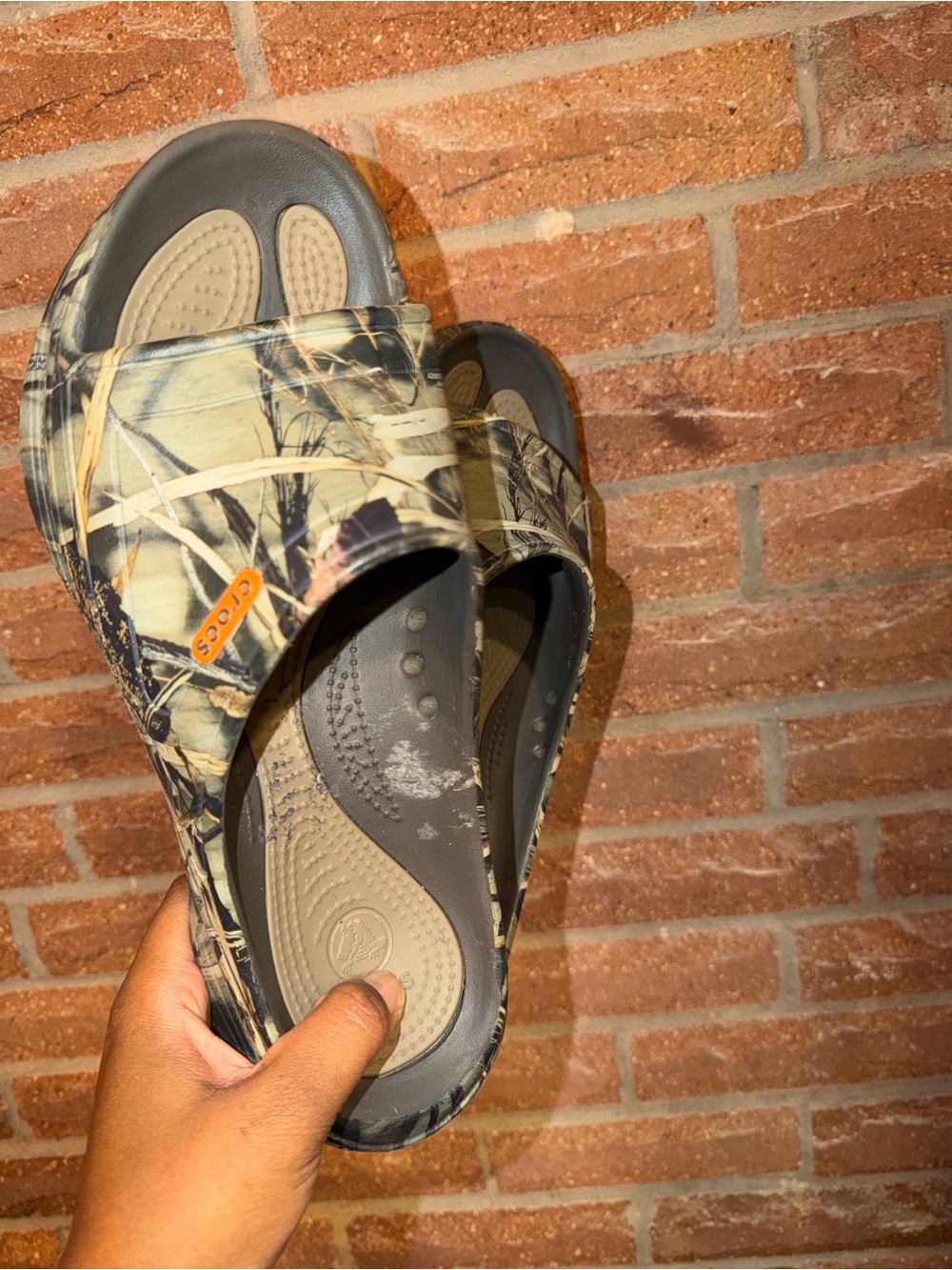 CROCS Realtree Style Camo Clog in Black and Tan - Picture 3 of 6